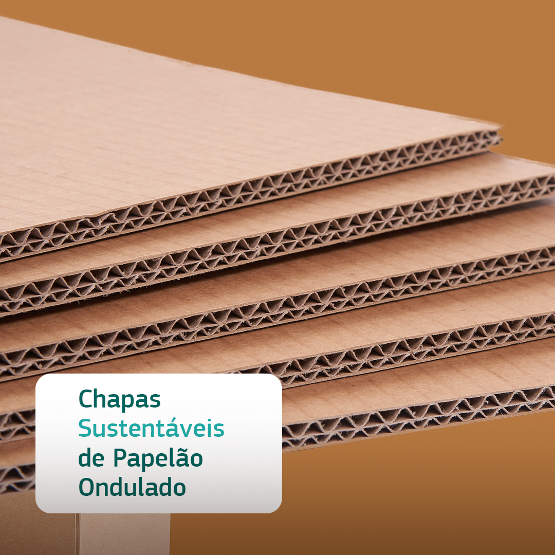 Chapas de Papelão Ondulado Sustentável