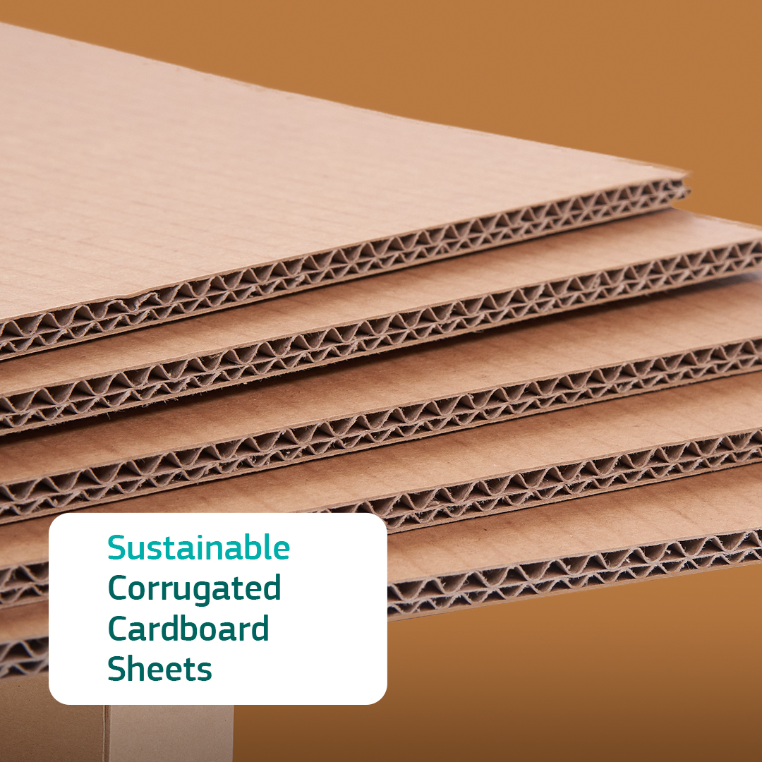 Sustainable Corrugated Cardboard Sheets