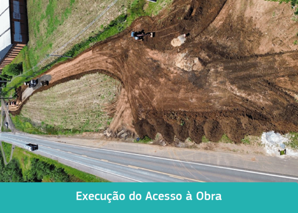 Foto redimensionada - Execução do Acesso à Obra